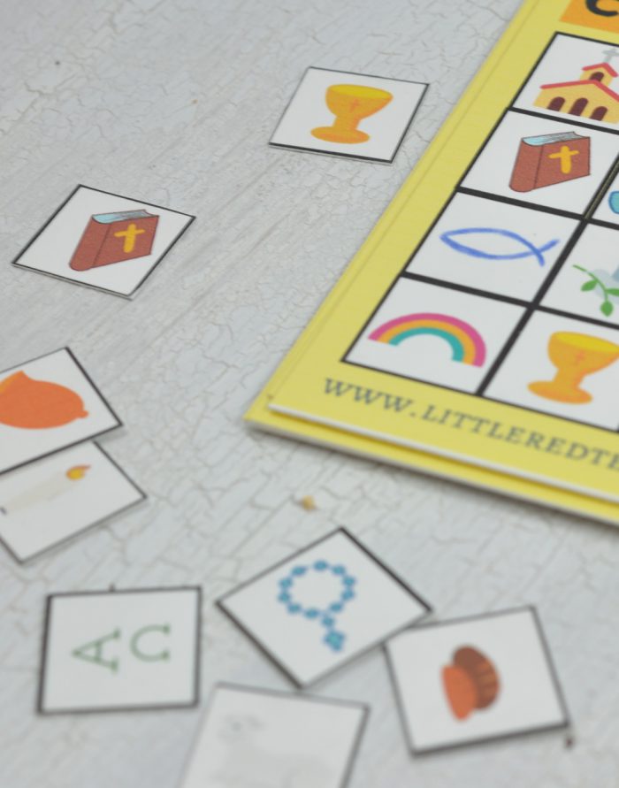 Perfekt für den Kommunionunterricht, die Sonntagsschule, Religion oder Gruppenstunde ist dieses Bingo mit christlichen Symbolen. Es verbindet Spielspaß mit Lerneffekt.