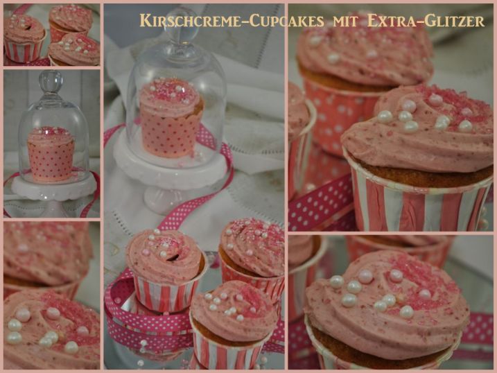 Kirschcreme-Cupcakes