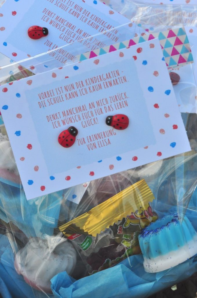 Abschied vom Kindergarten - Geschenkidee für Erzieherinnen und Kinder: kleine selbstgemachte Seifen