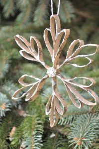 Ein wenig Vintage-Look: Schneeflocken aus Papier sind ein echter Blickfang um den Tannenbaum zu schmücken. Auf dem Blog zeige ich dir, wie du ganz einfach diese Schneeflocken nachbasteln kannst. Die DIY-Idee ist einfach und sieht total schön aus.